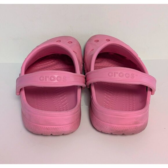 Crocs Mens Size 13 Classic Slip-On Waterproof Pink Clogs Mules Shoes Comfort - Picture 5 of 7